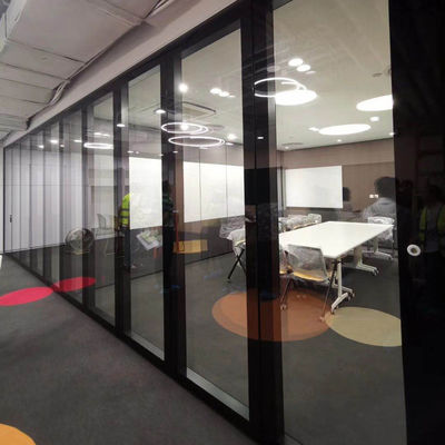 품질  Modern Modular Hot Selling Furniture Well With Tempered Glass Frame Aluminum Office Full Height Partition Wall 공장